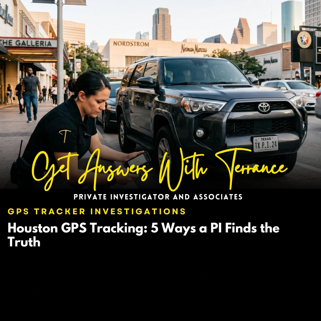 GPS tracking investigation Houston