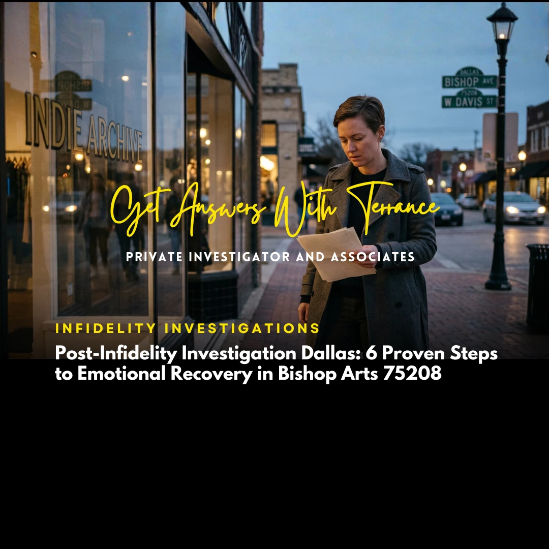 post infidelity investigation dallas bishop arts 75208 recovery