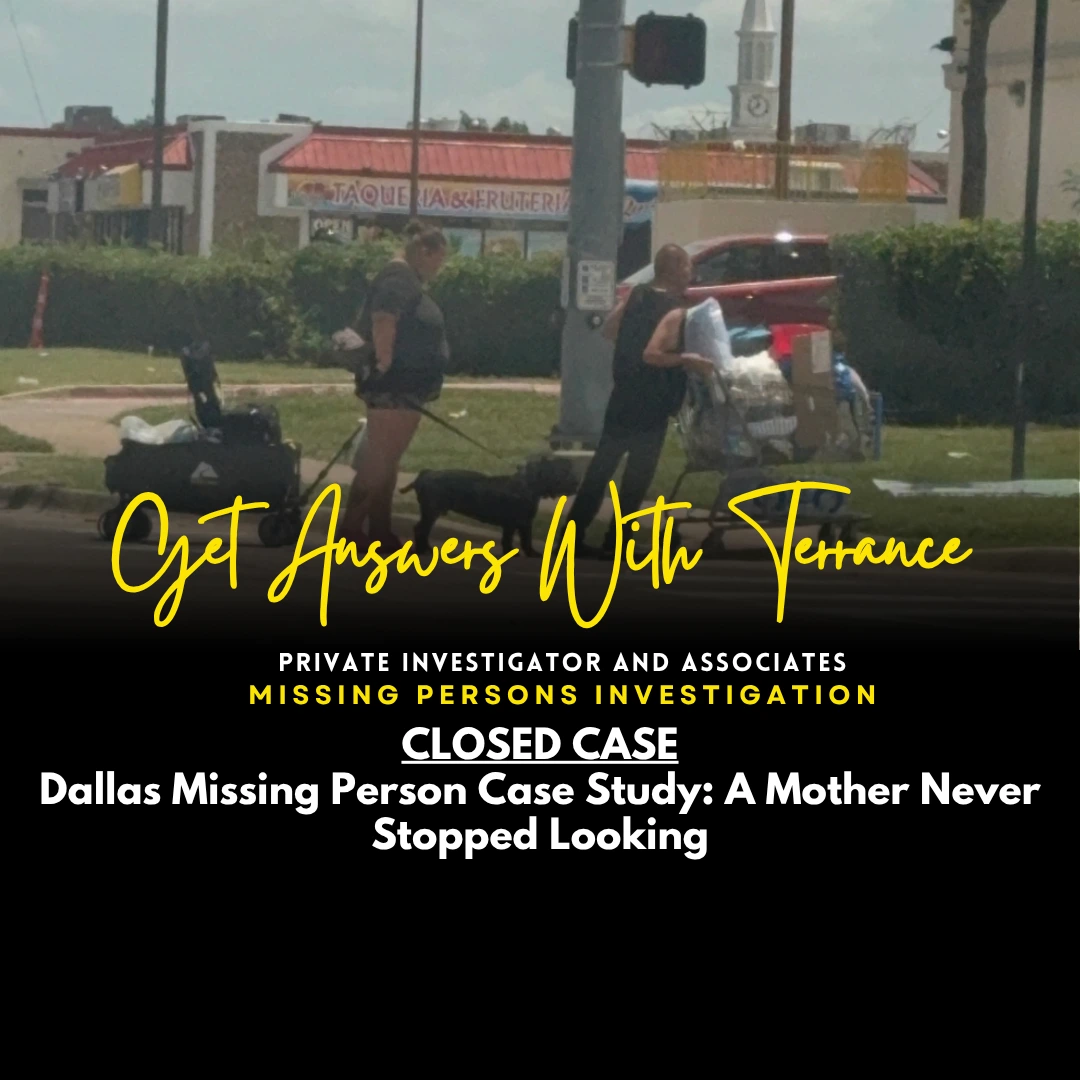 Dallas Missing Person Investigation